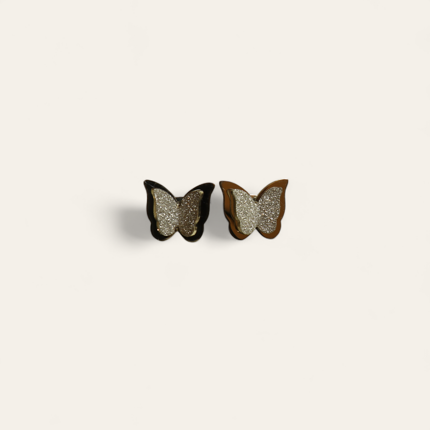 Butterfly Elegance Earrings-Silver