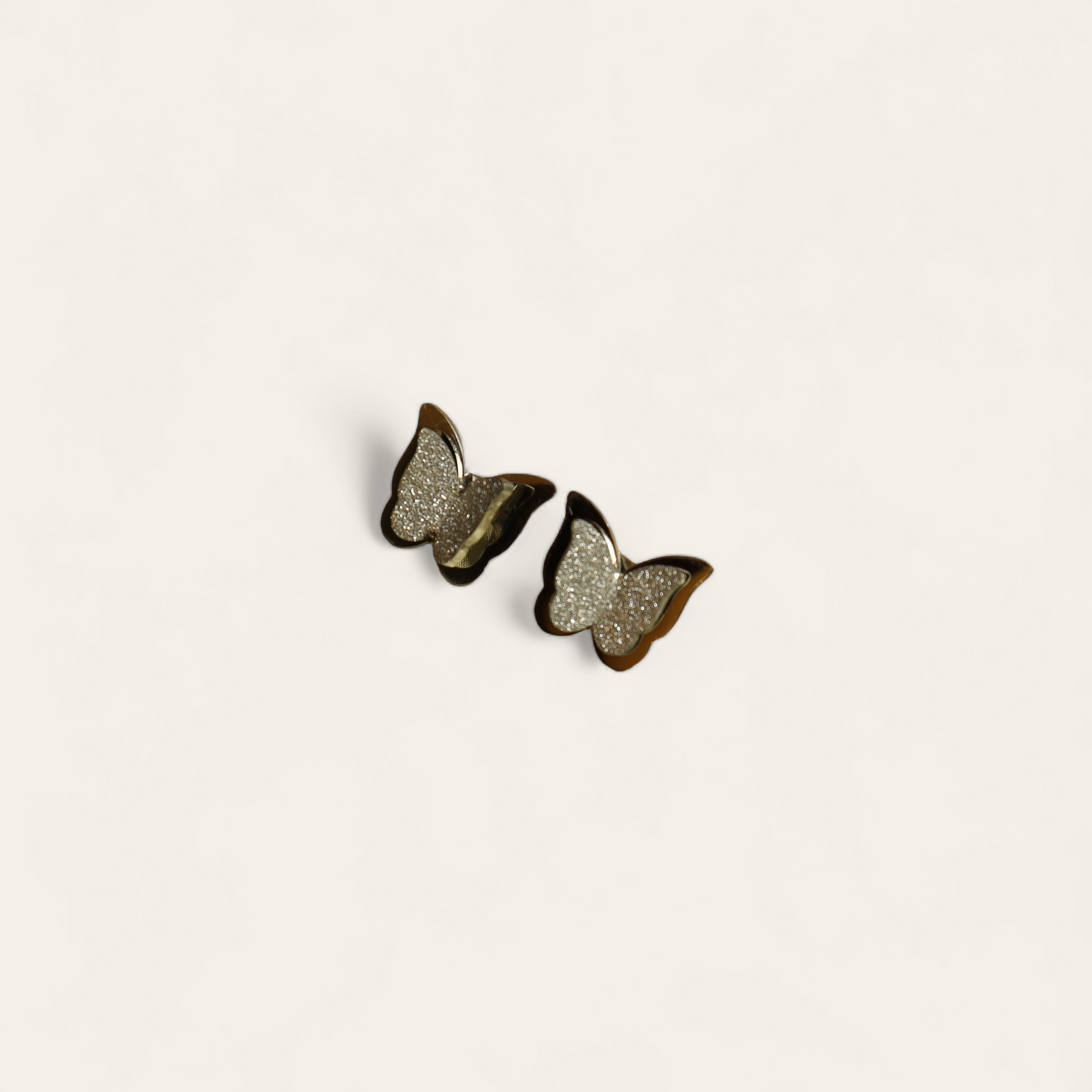 Butterfly Elegance Earrings-Silver